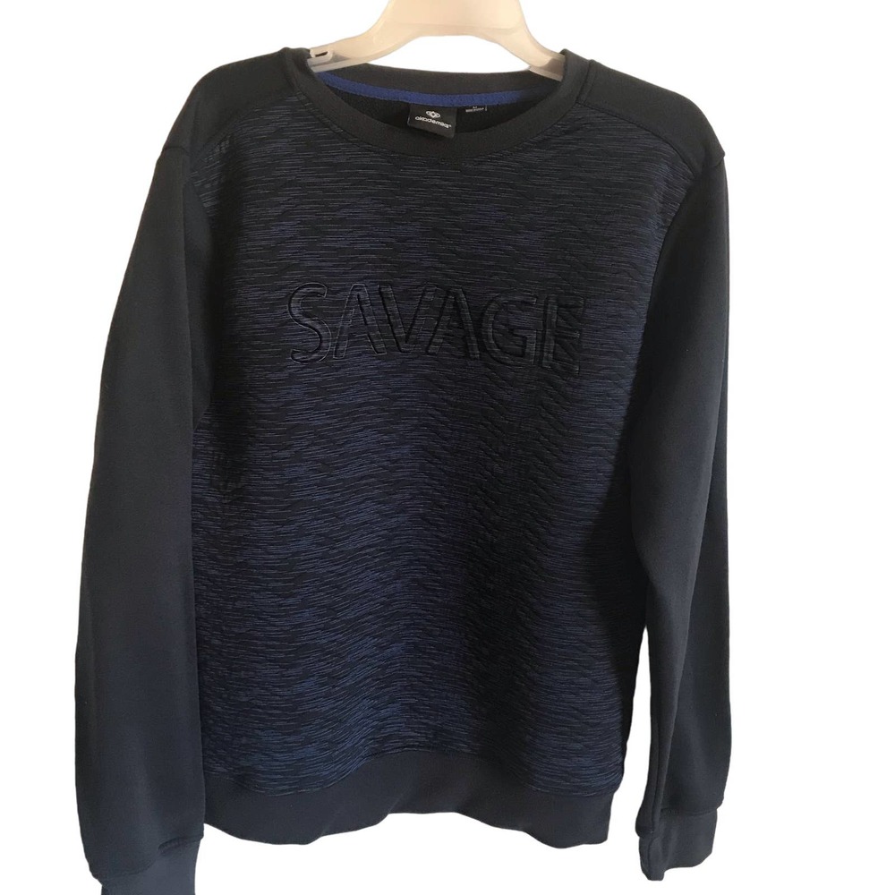 Pre-owned‎ Mens Akademiks Navy Blue Savage Sweatshirt